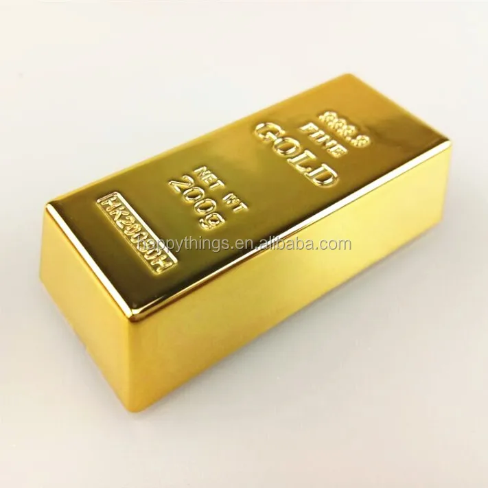 Cheap Low MOQ Gold Plated Bullion Bars Fridge Magnets for Home Decor and Promotional Gifts