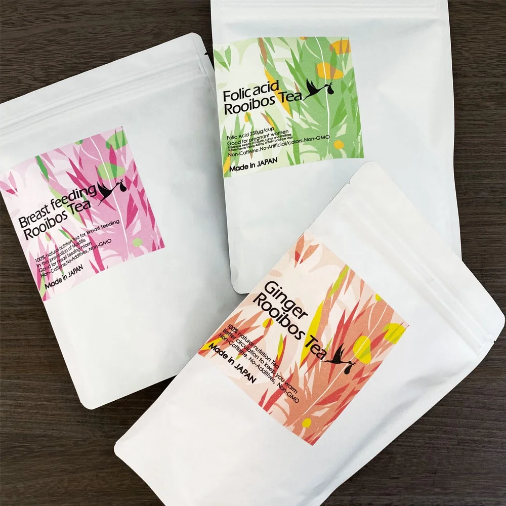 Ginger tea health benefits rooibos herbal detox soft drink decaffeinated & slimming made in japan tea company OEM private label