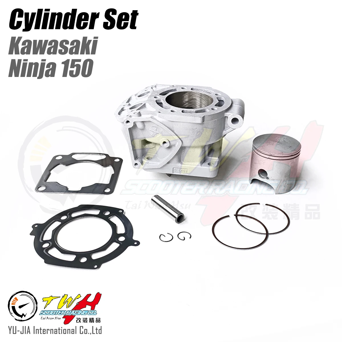 highly recommended Made In Taiwan ZX150 Motorcycle 68MM Ceramic Cylinder Block For NINJA