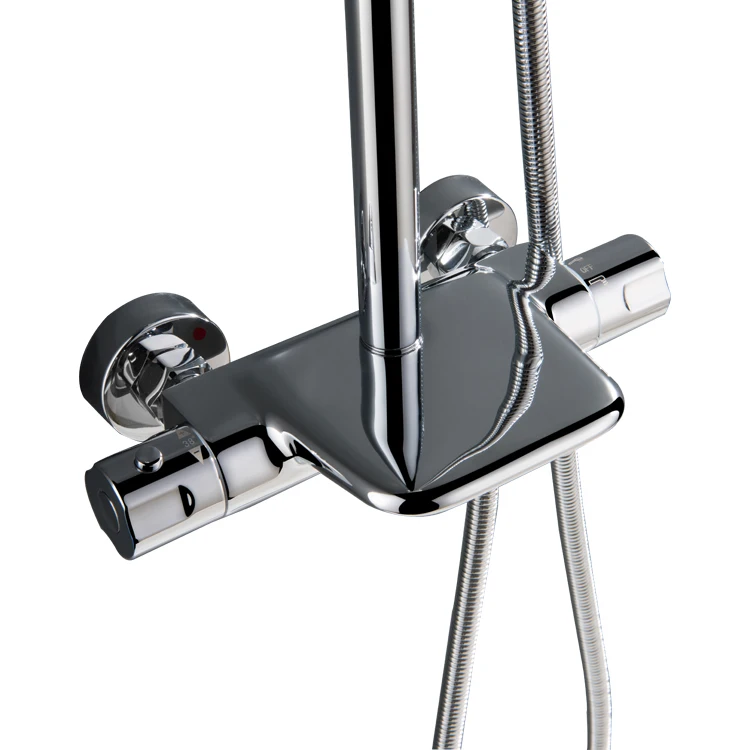 modern rain shower set sanitary ware in wall chrome brass mixer faucet bathroom tub with handle faucets