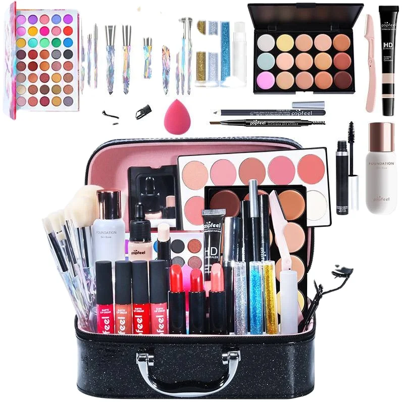 Makeup Set Small Colorful Cosmetic Kits Girls Cosmetic Makeup Set All In One  Professionals Box Conjunto De