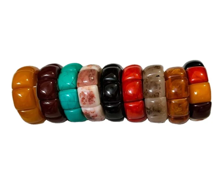 Wholesale Supply Jewelry Mixed Lot Resin Beads Bracelets GC-BR-133 For Gift Use Available at Best Prices From Indian Exporter..