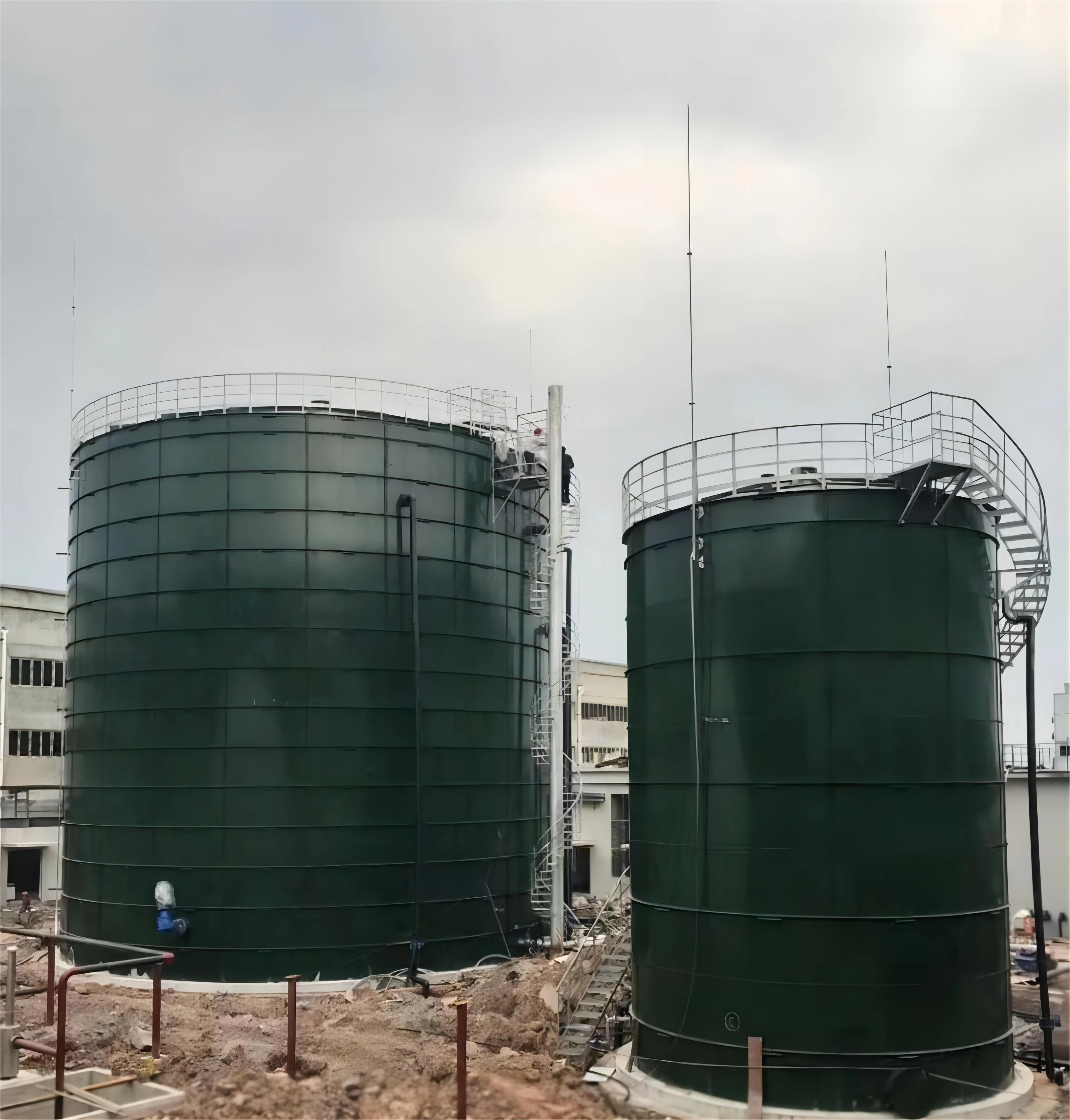 13.CE Certified Low price Double Membrane Biogas Storage Tank, Biogas Holder, Biogas Cover