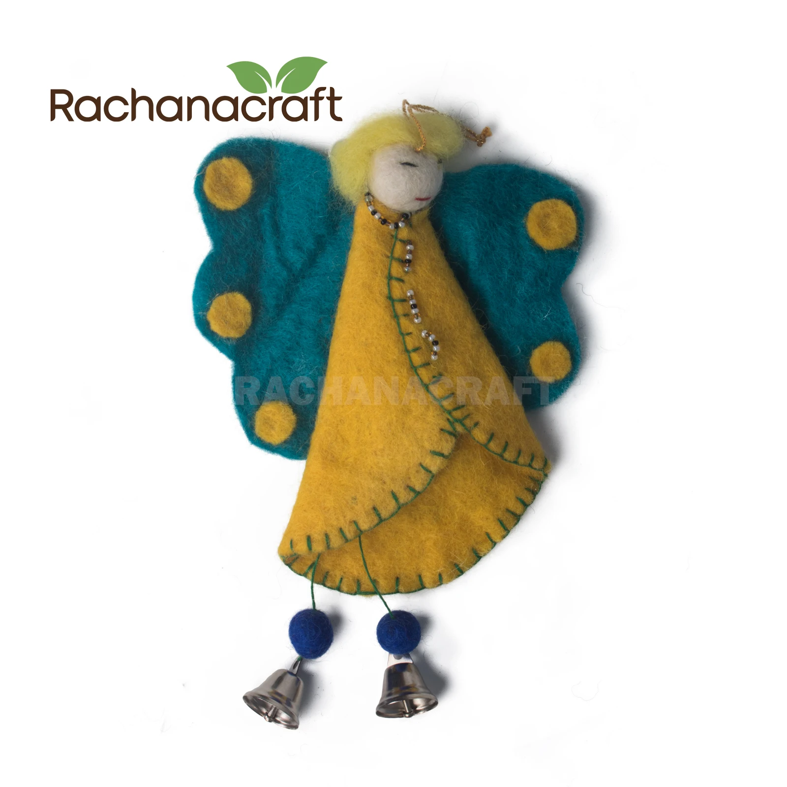 Minimalist Home Decor Felt Fairy Doll Christmas Hanging Tree Ornaments Autumn Fall Festive Events Colorful Wool Toy & Gift Item