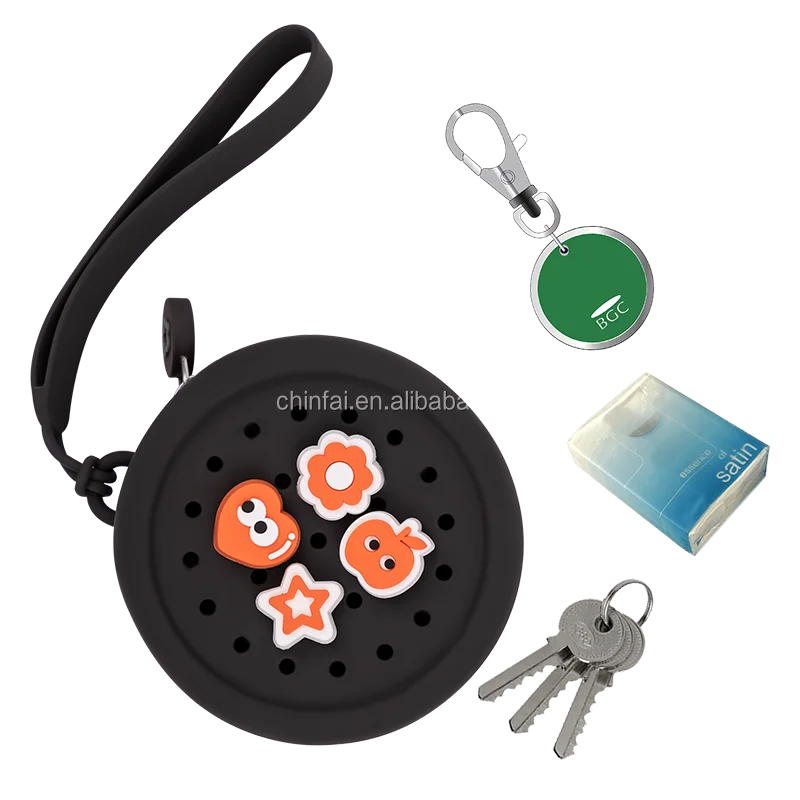 DIY Charms Silicone Coin Purse Small Wallet Case Cute Kids Candy Silicone Bag Mini Pouch with Hand Strap