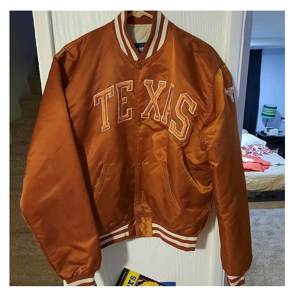 Best Quality Fashion Bulk Bomber Texas silk Satin Super Unisex Jacket custom baseball jackets