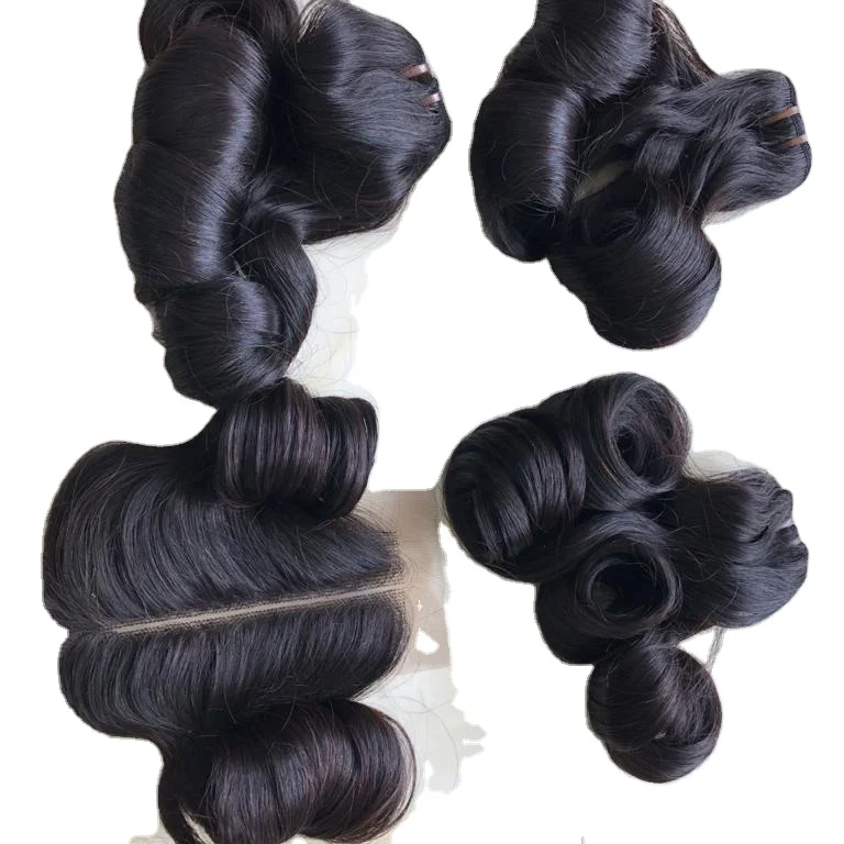 Горячие предложения Волшебные надувные кудри, 100% человеческие волосы вьетнамские, наращивание человеческих волос.