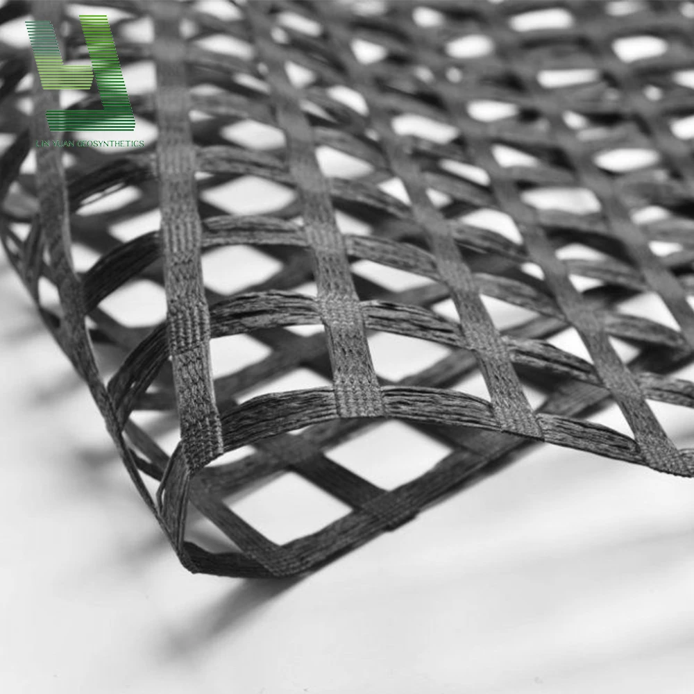 High Strength Biaxial /Fiberglass Plastic Geogrids