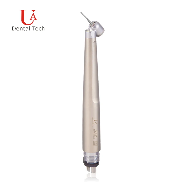 China Suppliers Air Turbine High Speed 45 Degree Handpiece With Ceramic Bearing Cartridge