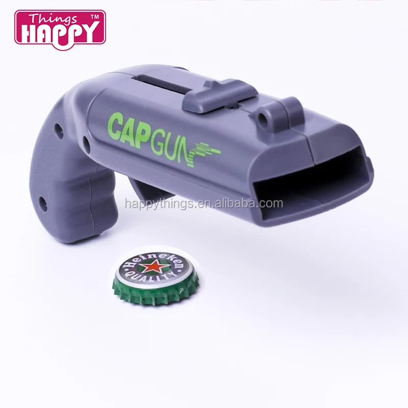 Novelty Beer Openergun Kitchenware Party Game Cap Gun Bottle opener for Shooting the Cap