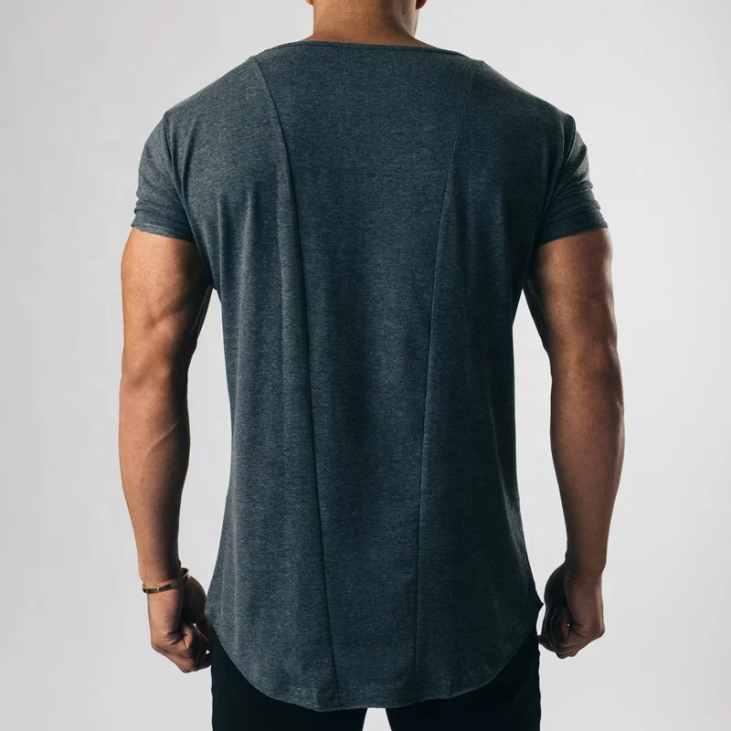 Wholesale Customized Logo Printing Breathable O-Neck Casual High Quality Men Sports T Shirt