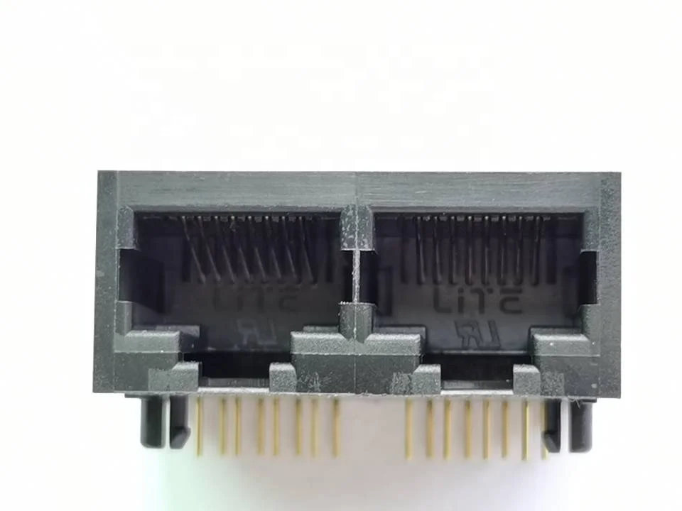 Порт RJ45 1X2 без экрана 10P8C