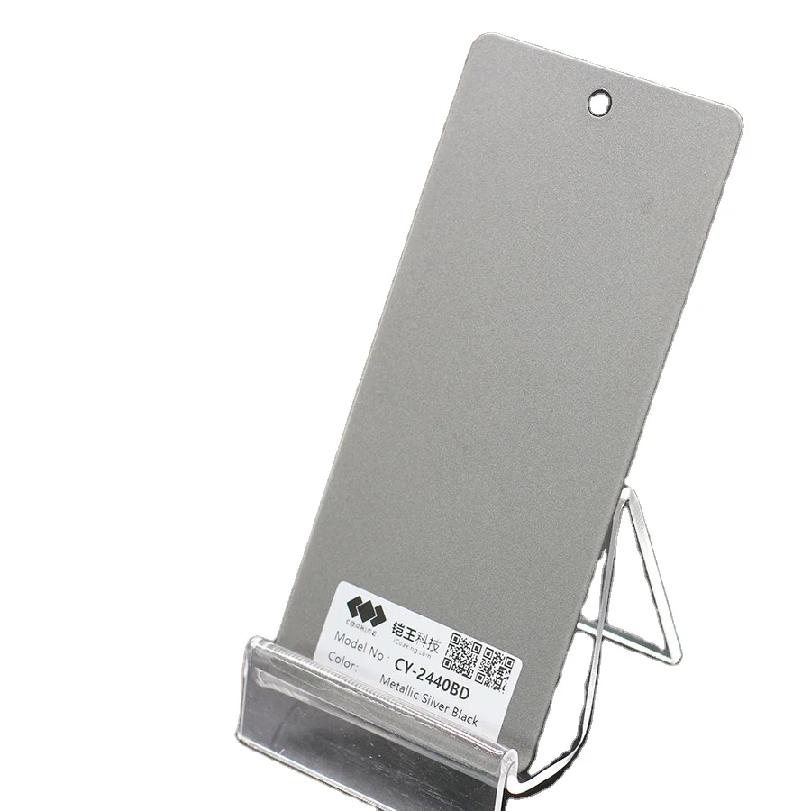 Electronic Spray Powder Coating Metallic Silver Black  Polyester Powder Coating Powder