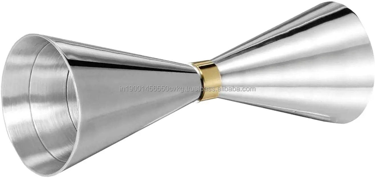 Bar Tools Peg Measurer Used to Liquor Measuring Cup Double Sided silverware Stainless Steel Professional Bartender