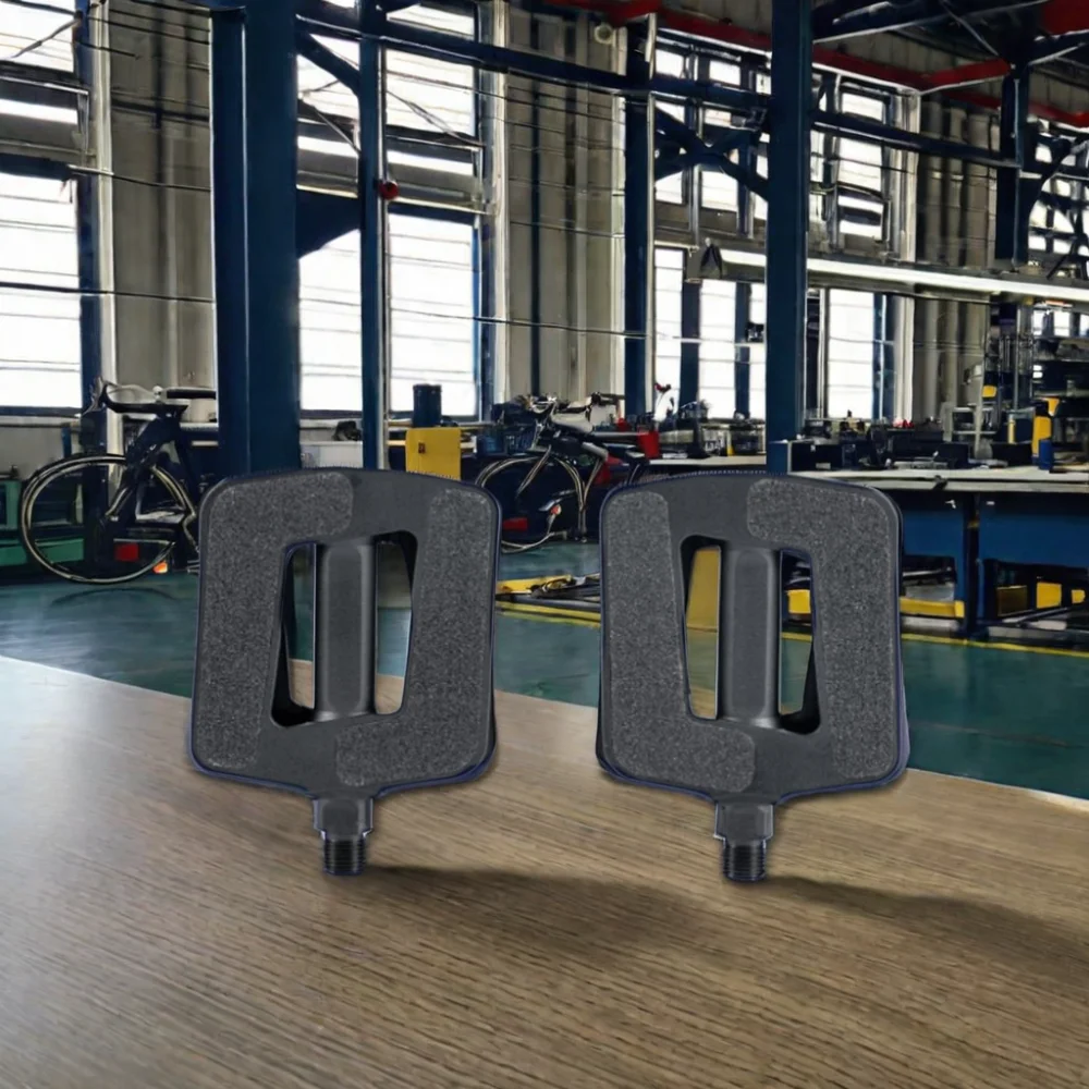 Road Bike Flat Plastic Pedals Durable Bicycle Pedal