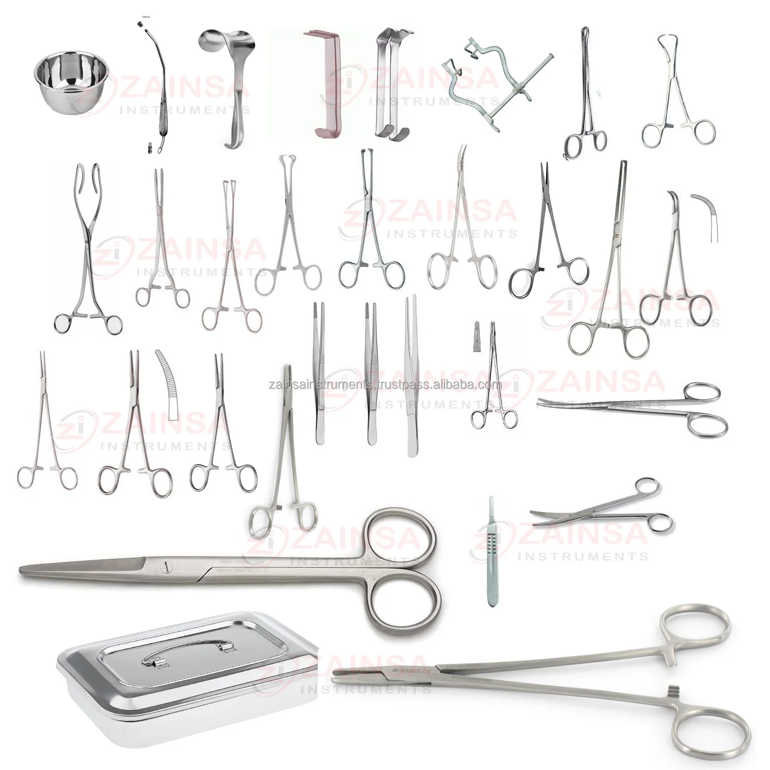 Hysterectomy Instruments Set High Quality Surgical HysterectomyInstruments kit