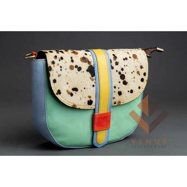 Genuine Leather Sling Bag Coloured Leather Clutch Purse