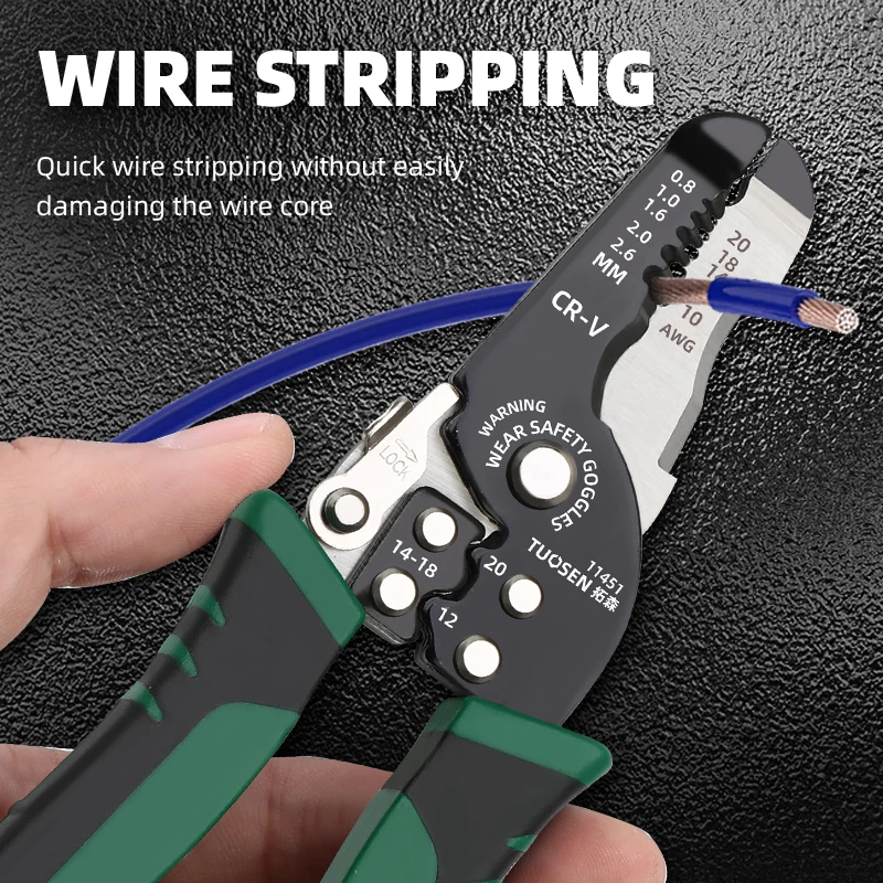 High Quality Electrician Tools Steel Cable and Cooper Wire Cutter Binding Wire Crimp Plier for DIY Applications