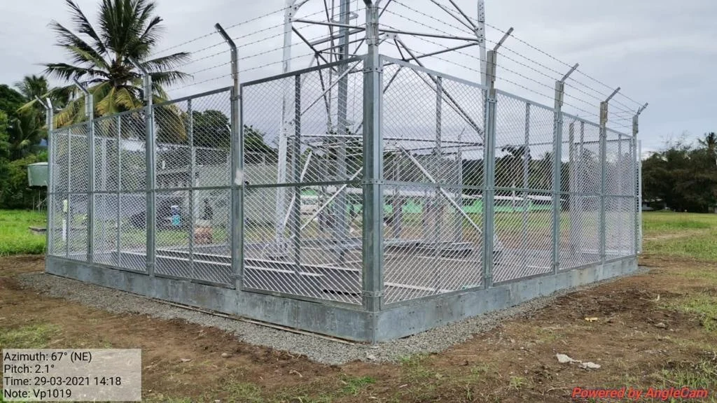 Hot selling by manufacturers 4 legged Lattice Tower with Grillage base