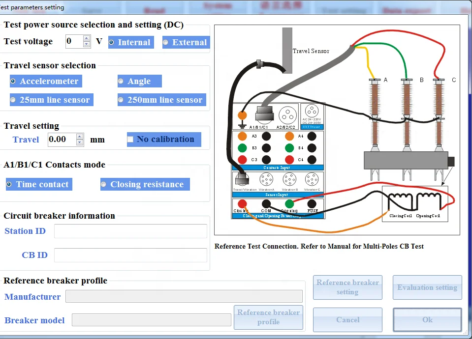 HV Equipment High Voltage Circuit Breaker Dynamic Analysis Comprehensive Tester