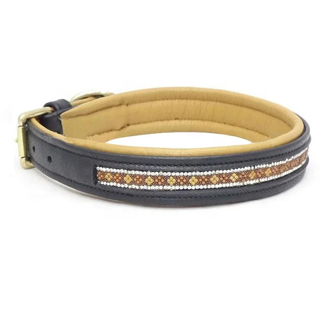 designer dog collar clincher round collar
