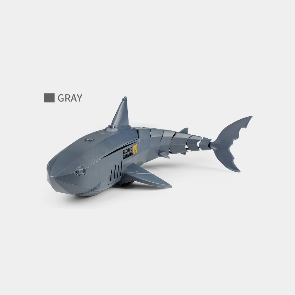 Amazon Hot Sell RC Simulation Shark Toys 2.4G Waterproof Electric Remote Control Shark Boat Radio Control Children Toys Gift