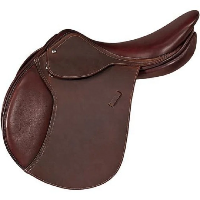 Wholesale quality durable leather dressage Saddle for equestrian English horse racing products from India