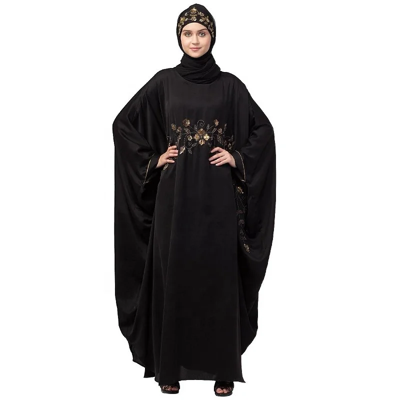Premium Modest Muslim Dress Silky Kaftan Dubai Turkey Muslim Girdle Robe Islamic Clothing Clossed Satin Abaya Dress
