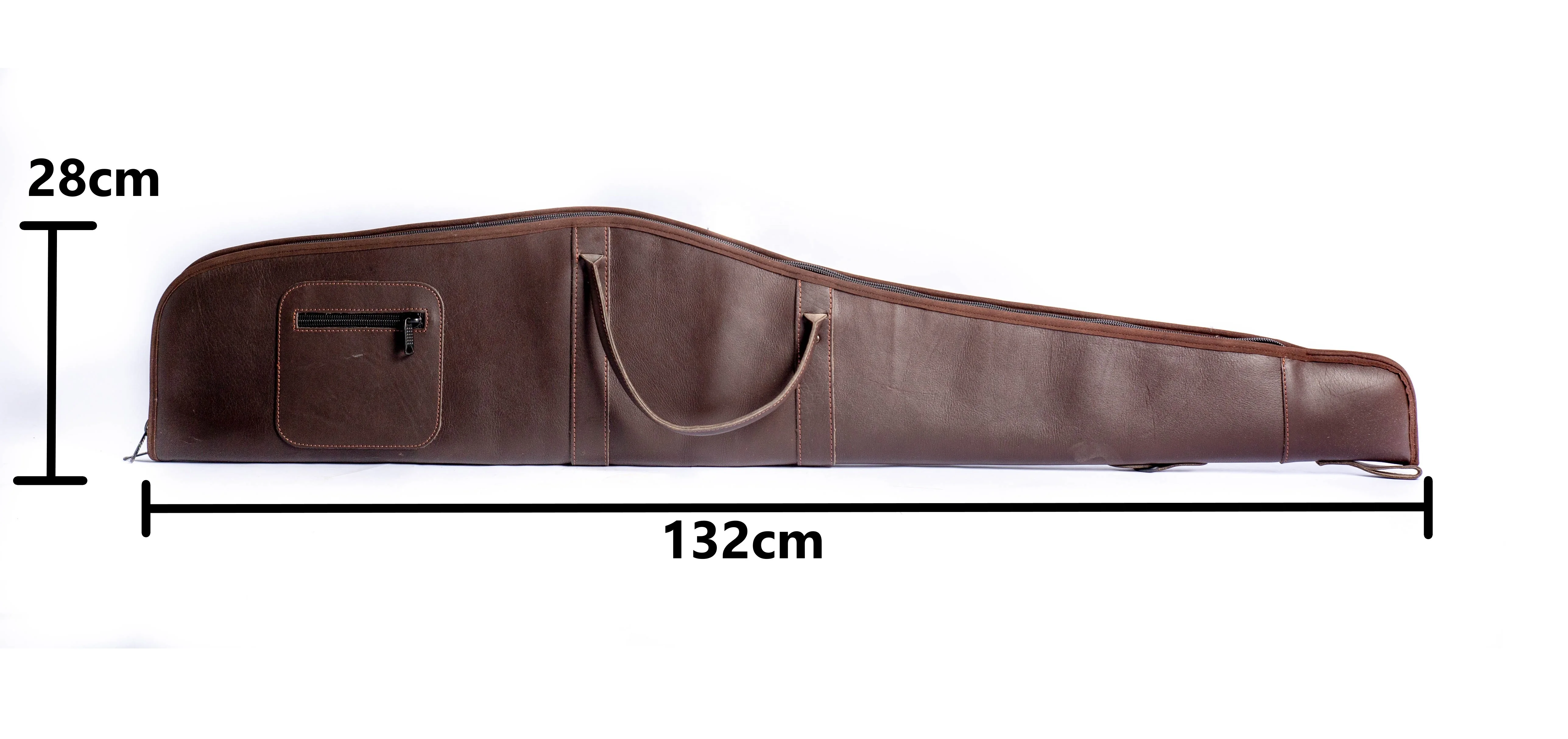 Hunting Accessories Real genuine leather Long Sniper Rifle cases Gun Slip bag shooting gun bag weapon bag