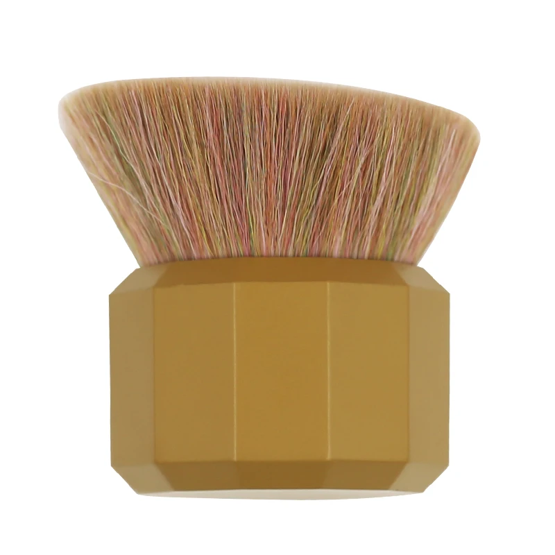 Wholesale Custom Wooden Handle Synthetic Facial DIY Small Mask Brush Light OEM Hair