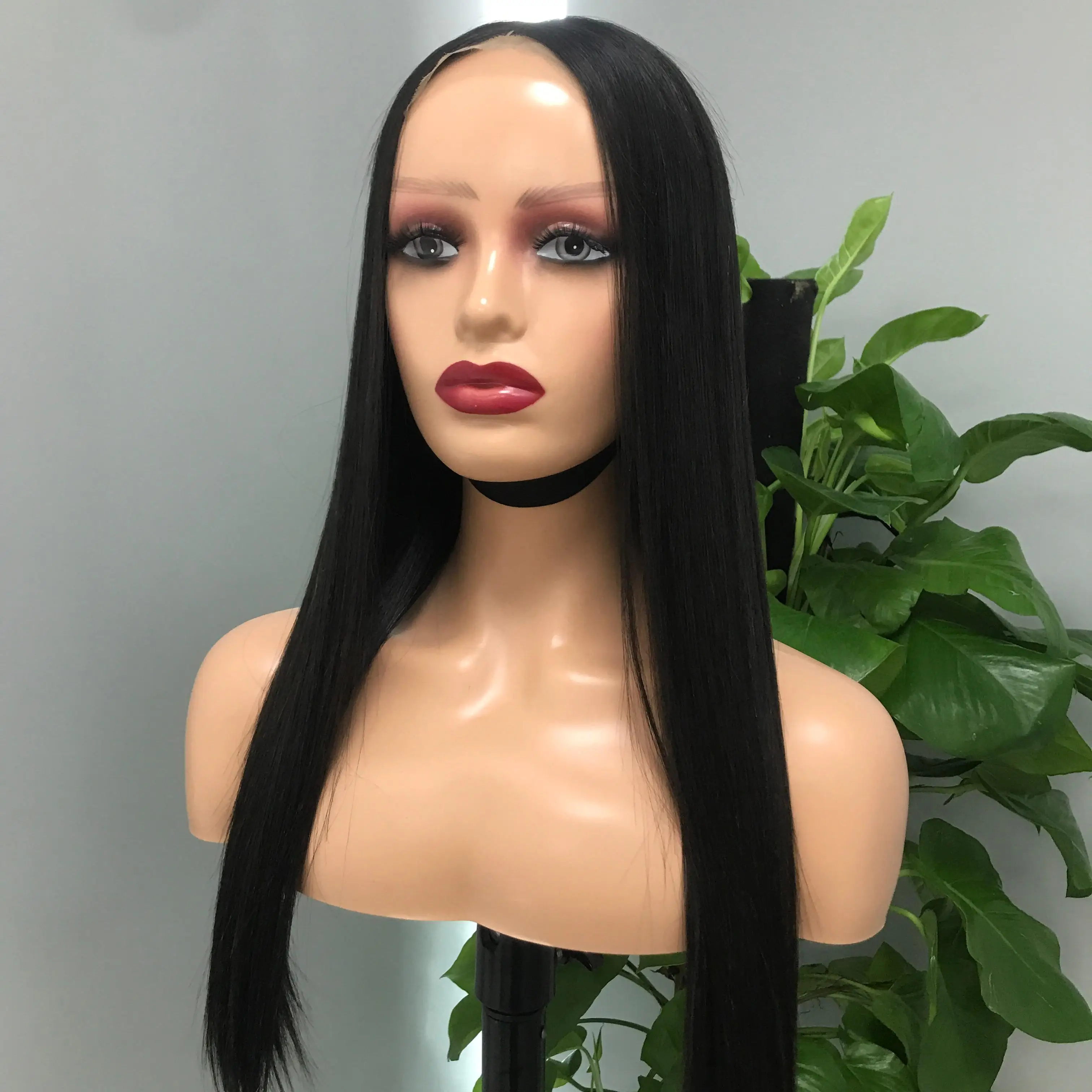 SDD Human Hair Wig Bone Straight Natural Black Color 100% Vietnamese Human Hair Extensions Cuticle Aligned Women Hair Wig