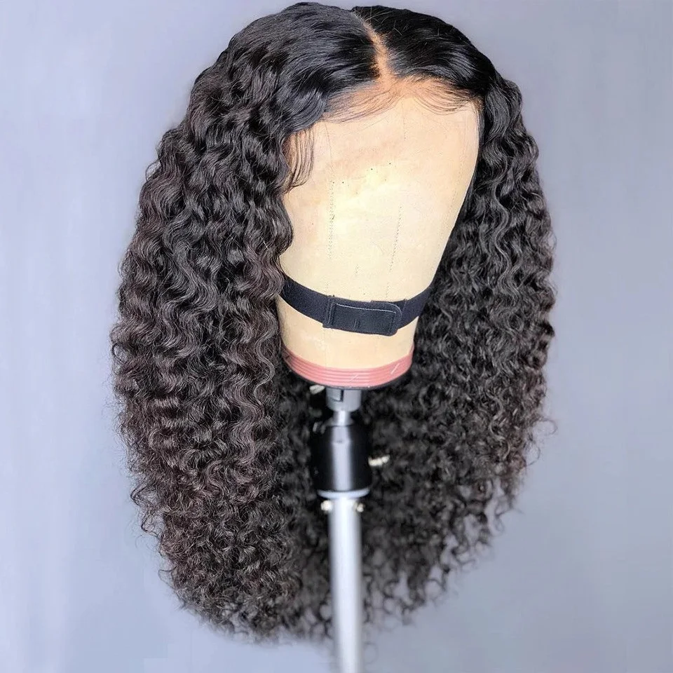 Hair Wig Transparent Curly 13*6 Lace Frontal Burmese Curly Styles 26 Inches Long