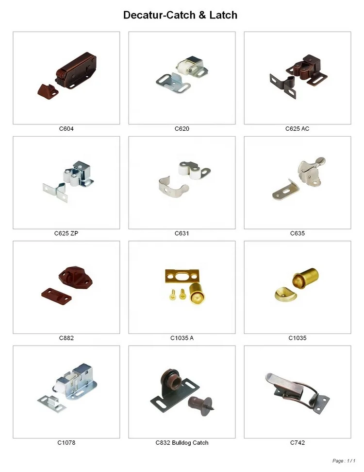 Double Double magnetic push latch for Door cabinet  fitting