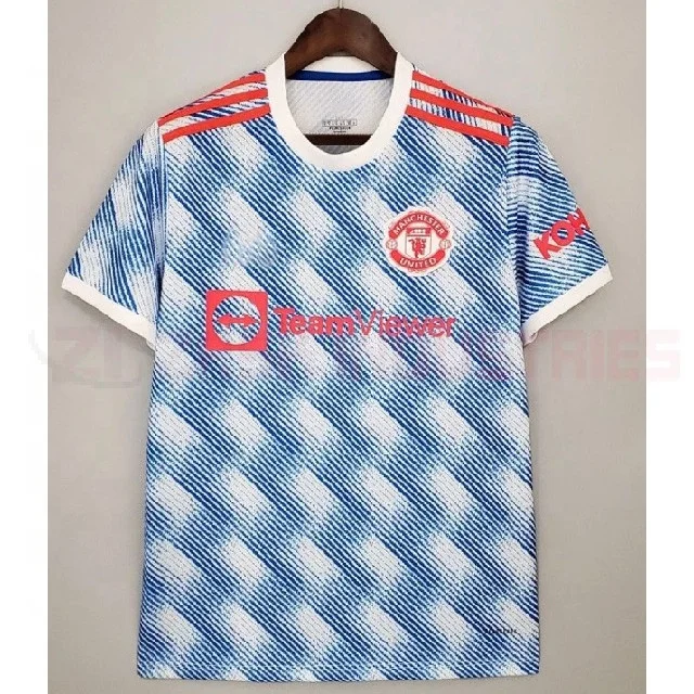 2021 New Cristiano Ronaldo Mancheste MUFC Club UNITED Soccer Football Away Kit Jersey Uniform Wear Men T-Shirt Sportswear Cheap