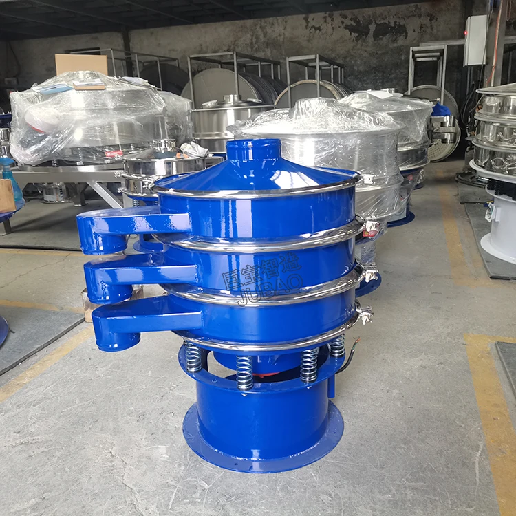 High-precision airtight sieve enclosed vibratory separator powder screening system