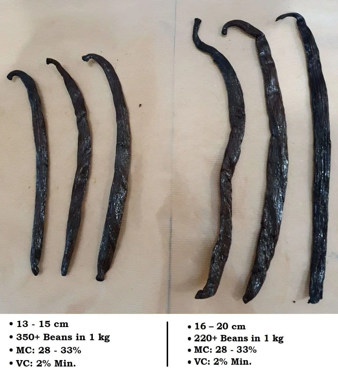 
Factory Price Bourbon Vanilla Beans Available in Retail Packaging 