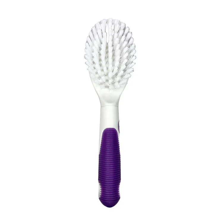 High End Pet Customization Plastic Material White Purple Hair Remover Pet Grooming Tools For Export