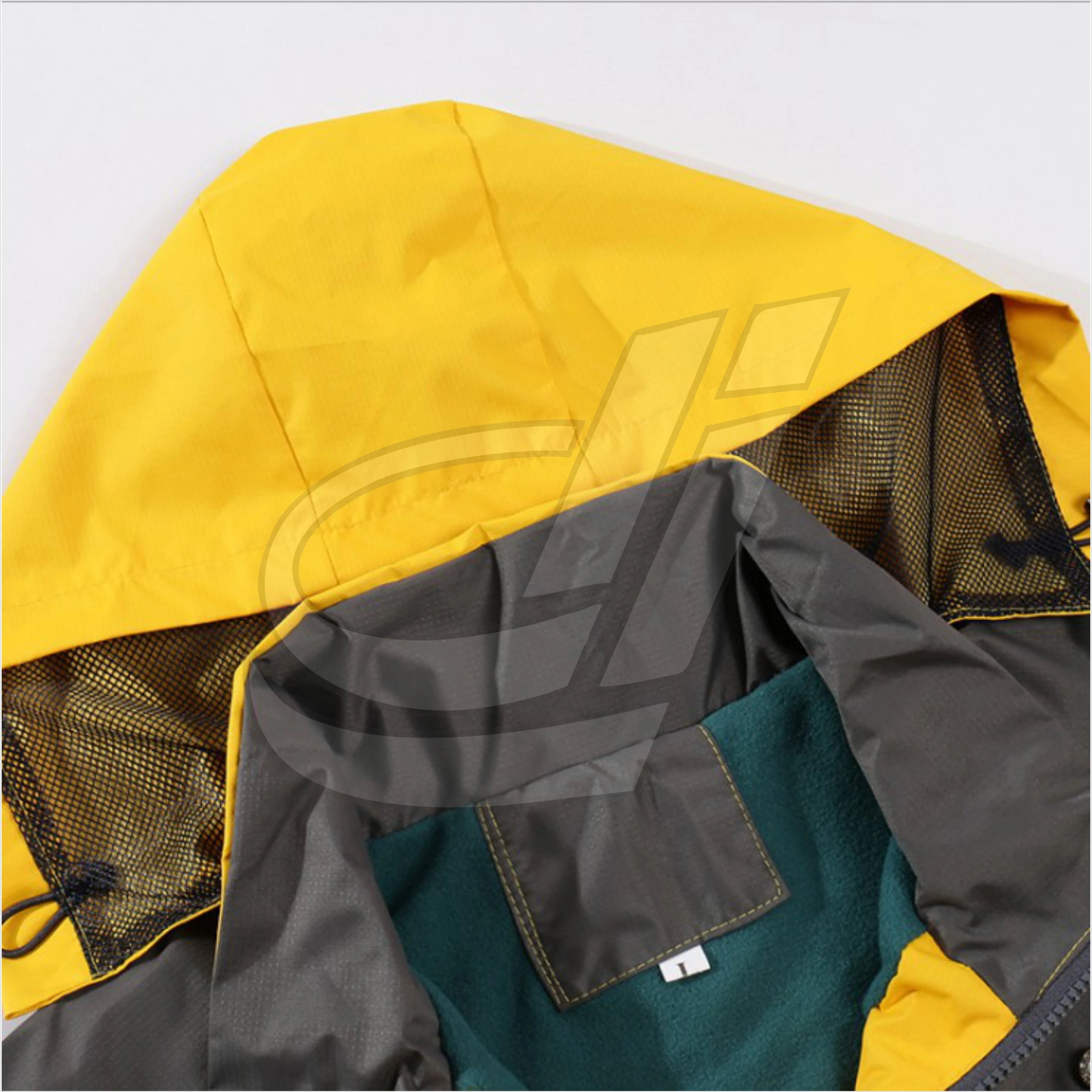 Custom Men Winter Windproof Waterproof Snowboard Ski Suit ski snow wear Jacket with Hoodie