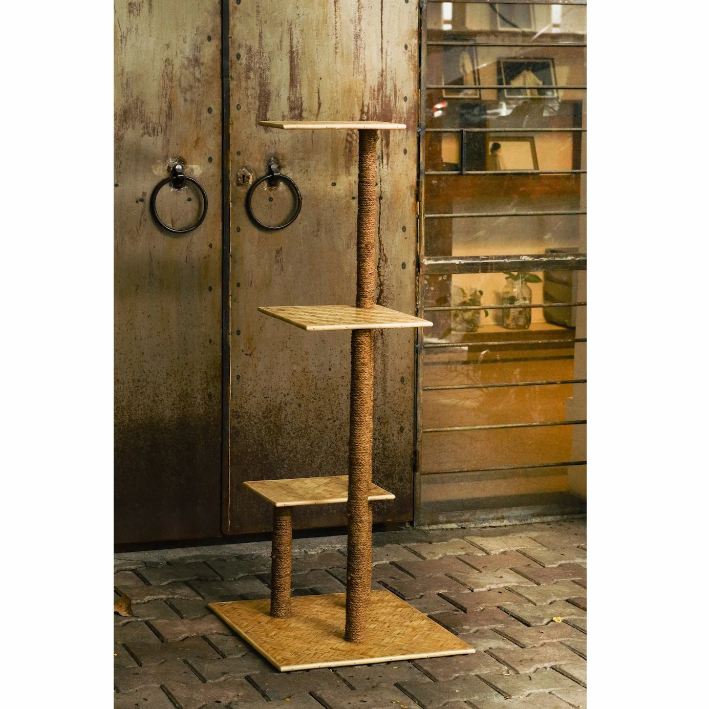 High quality nice handmade cat tree tower cat scratching tree from Viet Nam