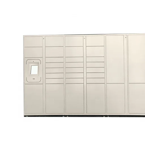 Morrisons parcel  retail smart  electronic lockers for sale 24 hour direct delivery to residential community with UI system