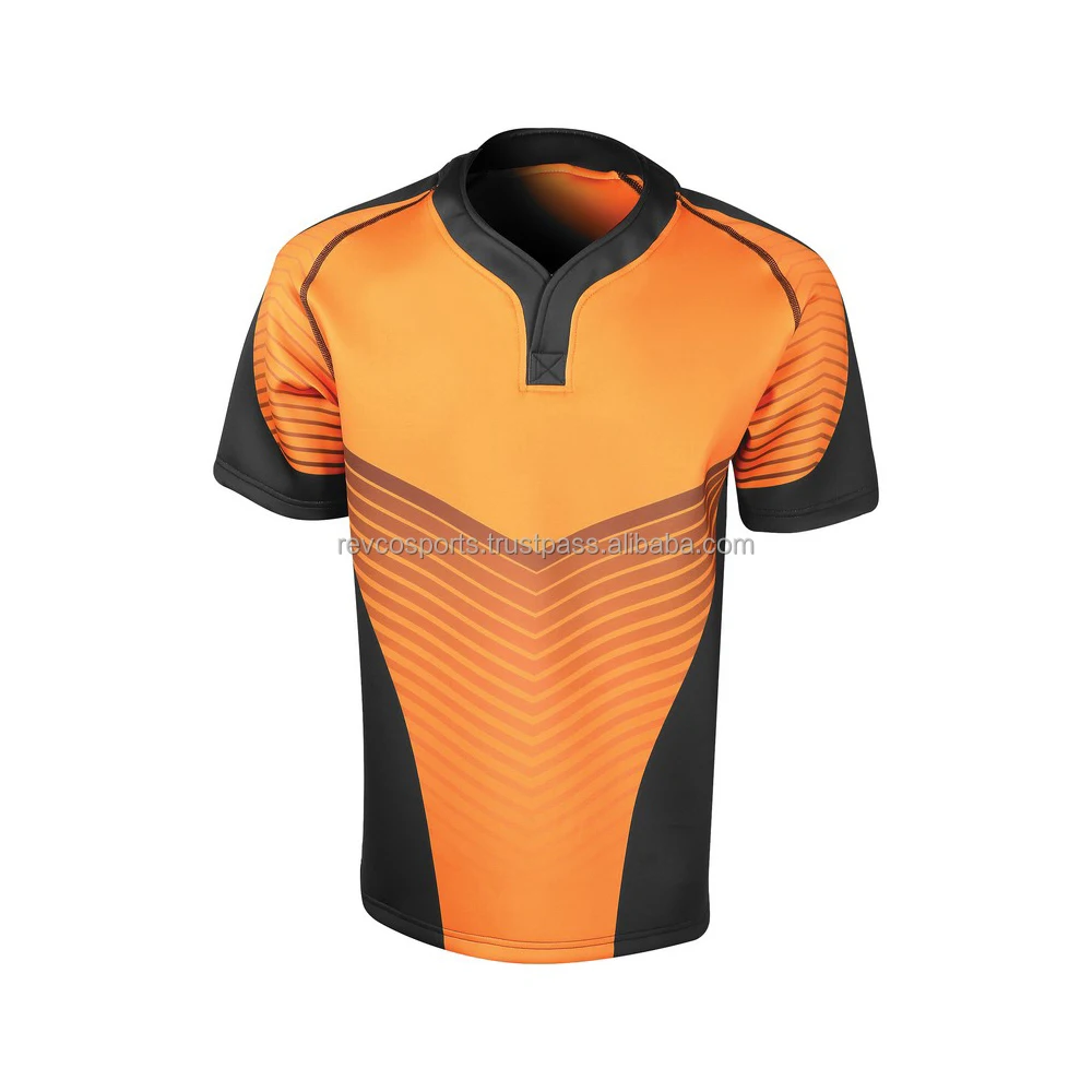 best design light blue and black rugby men jerseys 2024 New Season Custom Design Rugby jerseys team football training shirts