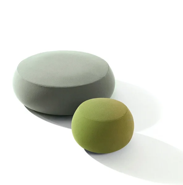 Ottoman Lamb Velvet Ottoman Bench Living Room Household Shoe Changing Stool Simple Bed End Stools Household Small Sitting Stool