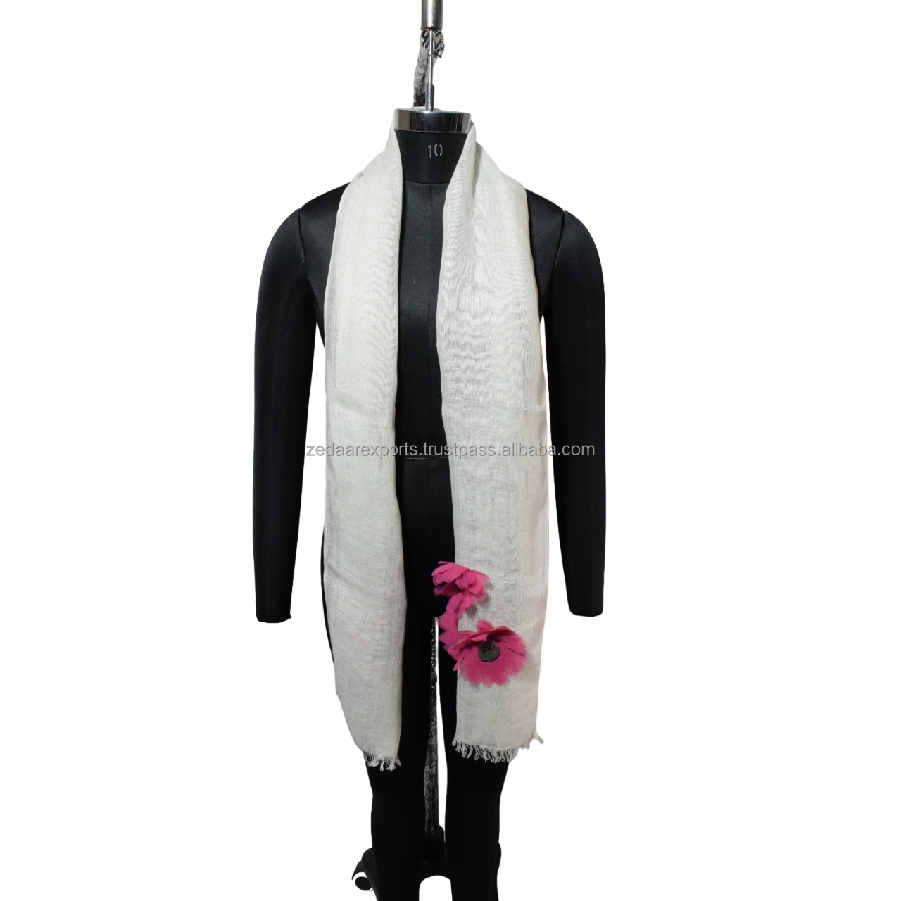 Perfect for spring and summer, these breathable linen scarves offer a chic and comfortable accessory option for warm weather.