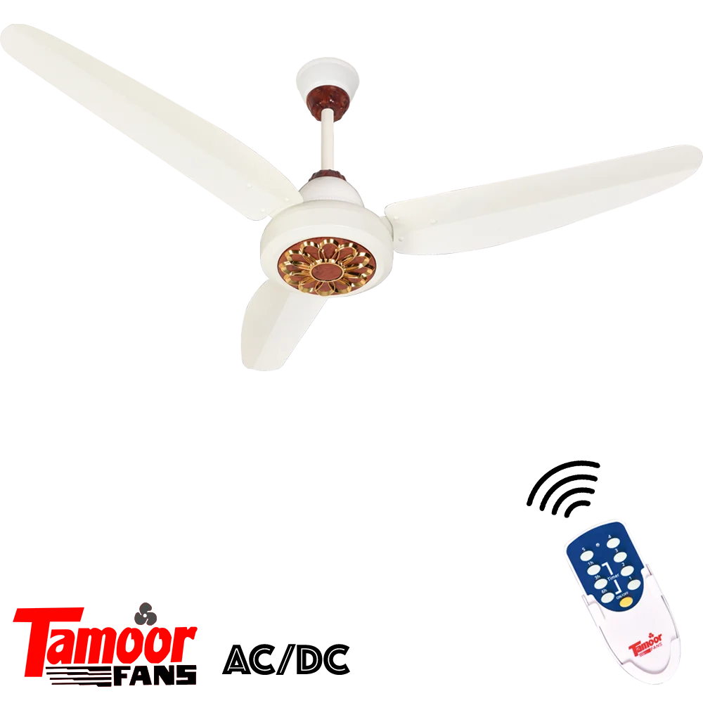 Tamoor Fans| Diamond Model (AC/ DC) Energy Saver Ceiling fan with metal blades with 100% copper winding high quality motor