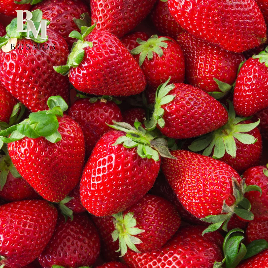 Bosmos_ 5% Strawberry Real Juice Popping Boba 3.2kg- Best Taiwan Bubble Tea Supplier, Popping Boba