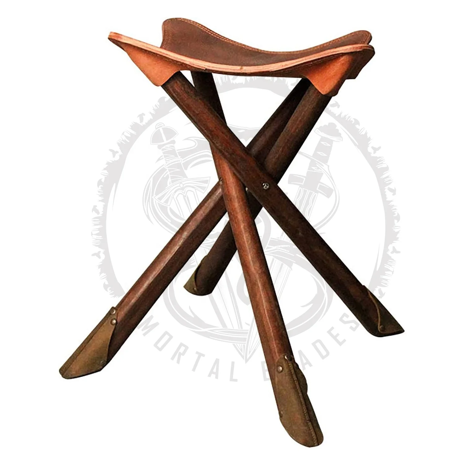 Folding Stool Fold Up Dual Use Fishing Chair Wood Seaside Garden Beach Chair for Camping Hiking Outdoor Furniture