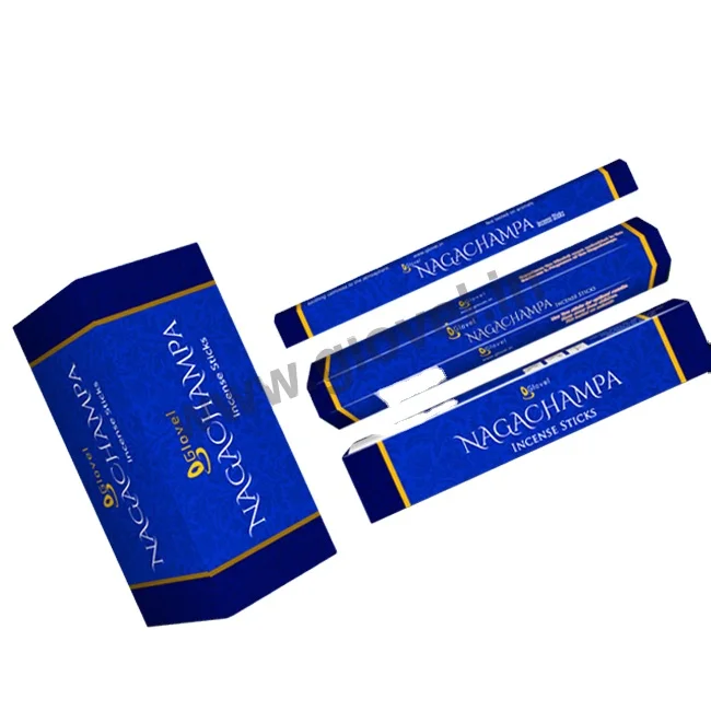 Trusted Globally creative luxury custommade black incense sticks in 9inch 8inch hexagonal boxes flavours customized bulk orders