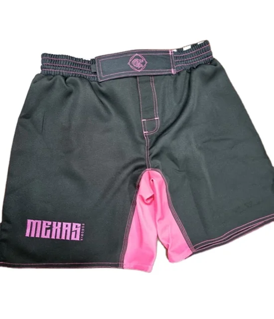 Customized Light Weight Mma Short For Mens And Womens Full Sublimation 100% Polyester OEM MMA Short