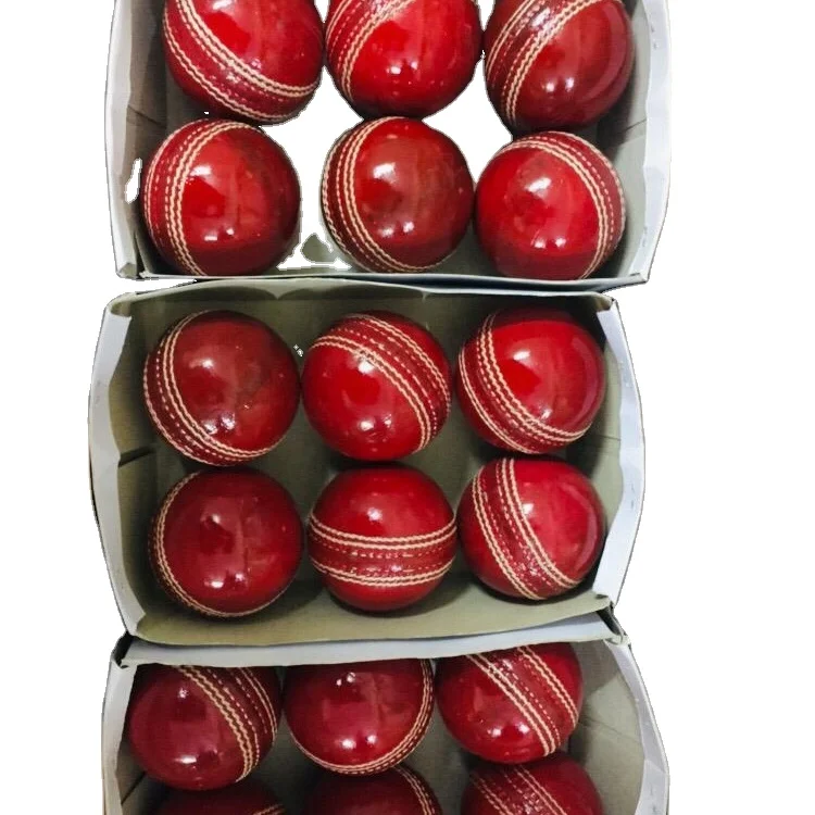 Экспортное качество, мячи для крикета, красные, Белые и розовые мячи для крикета из твердой кожи