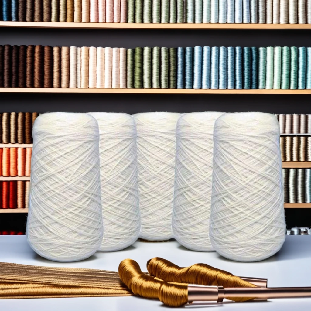 Wholesale 100% Polyester Yarn 30S/1 NE 15s/1 Ring Spun Sewing Raw Pattern Filament Style Recycled Features for Weaving Knitting